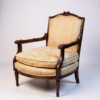 Poltrona Francesa Séc XIX - L 0,63 x P 0,52 x A 0,89