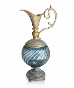 Jarro Cristal com Bronze - 0,50 Alt.