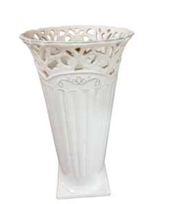 Vaso Cerâmica Branca - 0,30 alt