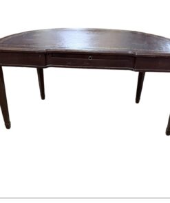 Mesa Inglesa com tampo de couro - 0,91 x 0,47 x 0,46 alt.